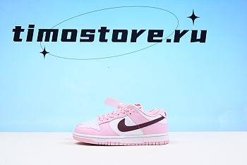 Nike Dunk Low Pink Foam Red White (GS) CW1590-601
