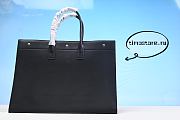 YS1 Saint Laurent Rive Gauche leather tote bag 48cm - 2