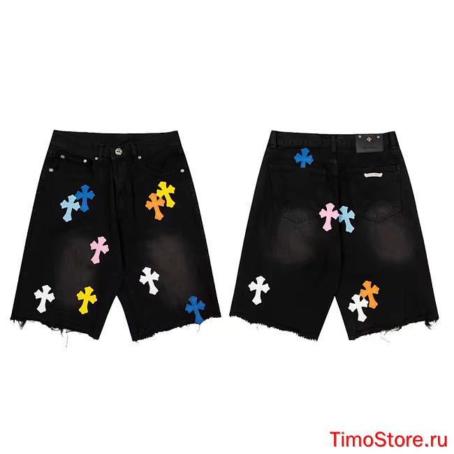 Chrome Hearts apricot Jeans short - 1