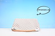 1ouis Vu1tton ARTSY MM HANDBAG IN DAMIER AZUR N CANVAS41174 HANDBAG White 42cm - 4