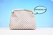 1ouis Vu1tton ARTSY MM HANDBAG IN DAMIER AZUR N CANVAS41174 HANDBAG White 42cm - 6