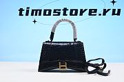 Ba1enc1age Hourglass Handbag Black 24x23x10cm  - 1