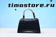 Ba1enc1age Hourglass Handbag Black 24x23x10cm  - 3