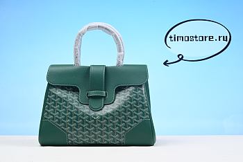 Goyard Saïgon tote green 34cm
