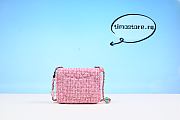  Chane1  the 23P pink woolen plastic bag 253488  16.5cm - 2