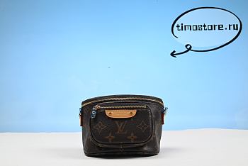 1ouis Vu1tton  Pre-Owned 2021-present Monogram Mini Bumbag satchel 17cm