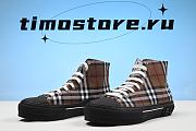 Bvrberry Vintage Check High Top Birch Brown  80556611 - 5