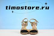 TOM FORD LAMINATED STAMPED PYTHON LEATHER GALAXY SANDAL - 2