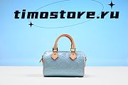 1ouis Vu1tton  Nano Speedy Monogram Vernis Top Handle B 17cm - 4