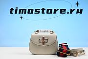 Gvcc1 20th Century Calfskin Bamboo 1947 Top Handle satchel 17CM - 1