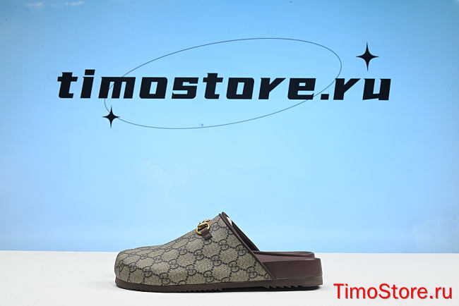 GVcci Gg Supreme Sabots in Brown - 1