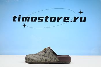 GVcci Gg Supreme Sabots in Brown