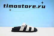Herme5 Chypre Techno Sandals White Calfskin Palladium Hardware   - 2