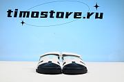 Herme5 Chypre Techno Sandals White Calfskin Palladium Hardware   - 4