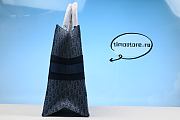 Blue Denim D1or Oblique Jacquard  41cm - 5