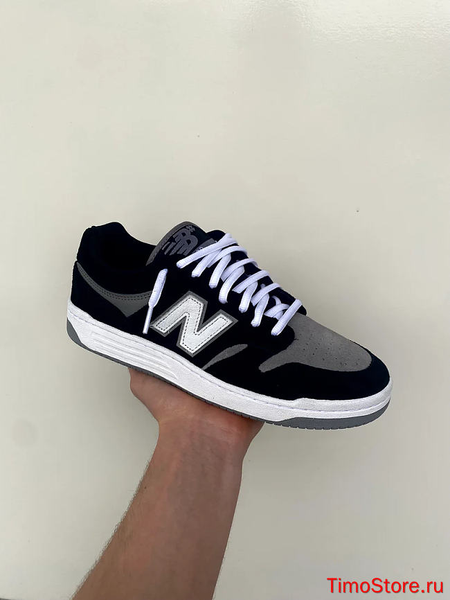 New Balance 480 Black Grey - 1