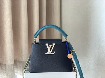 LV Capucines black 21cm