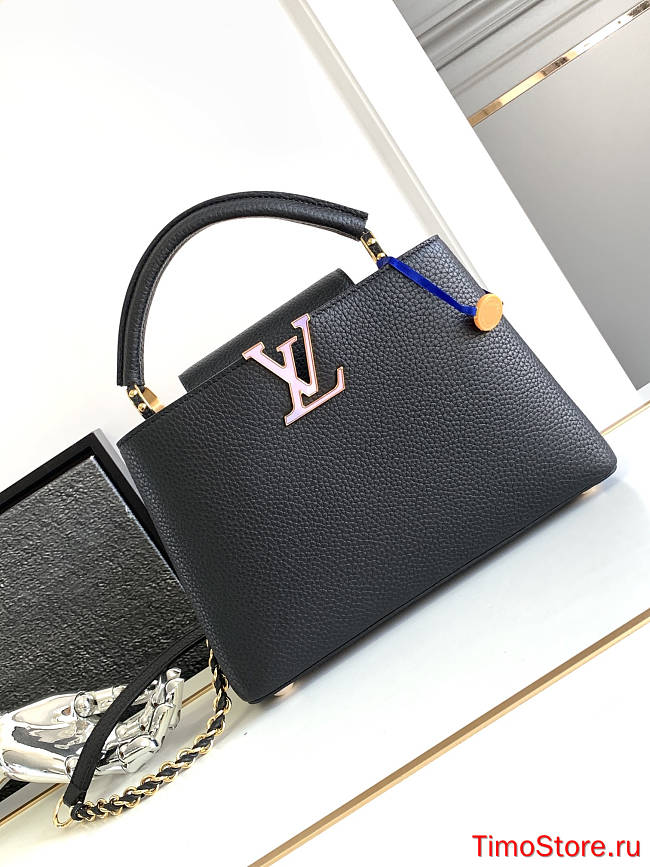 LV Capucines black one 27cm - 1