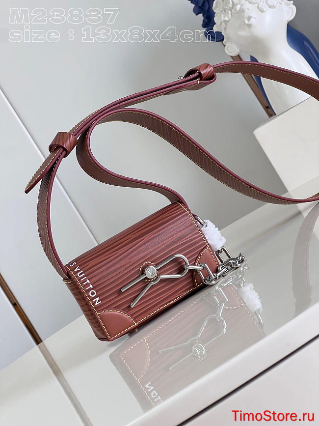 LV micro steamer m23837 brown 13*8*4.5cm - 1