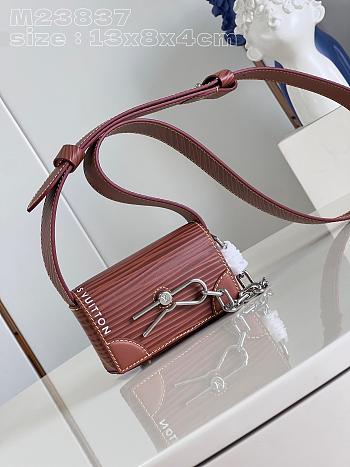 LV micro steamer m23837 brown 13*8*4.5cm