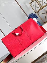LV KEEPALL bandouliere red M23721 50cm - 2