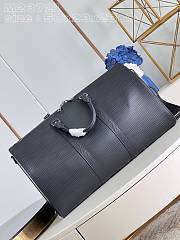 LV KEEPALL bandouliere black 50cm - 5