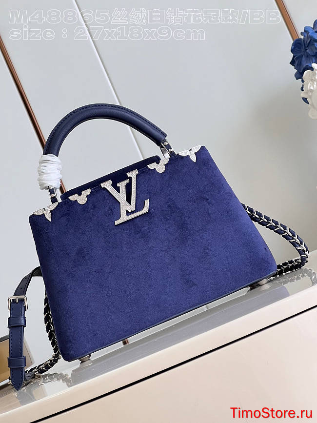LV Capucines purple 27cm - 1