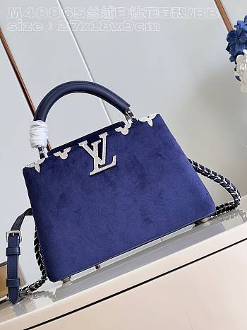 LV Capucines purple 27cm
