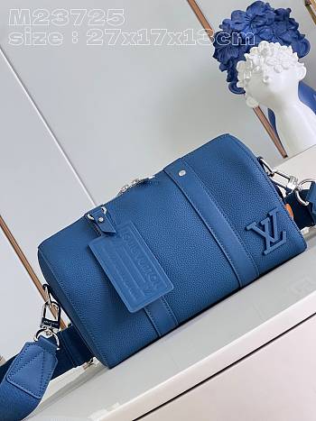 LV city keepall blue 27*17cm
