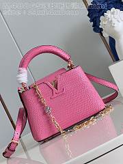 LV Capucines M48865 pink 21cm - 1