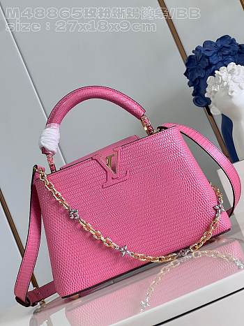 LV Capucines rose pink 27cm