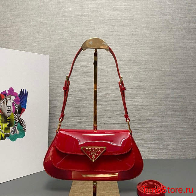 lv prada bag 24cm red - 1
