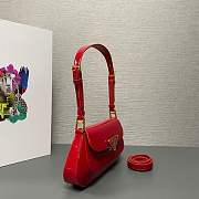 lv prada bag 24cm red - 4