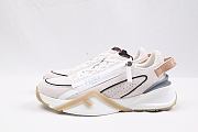 fendi sneaker white and beige - 1
