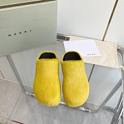 marni sabot Horsehair slippers light yellow - 5