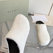 marni sabot Horsehair slippers white - 2
