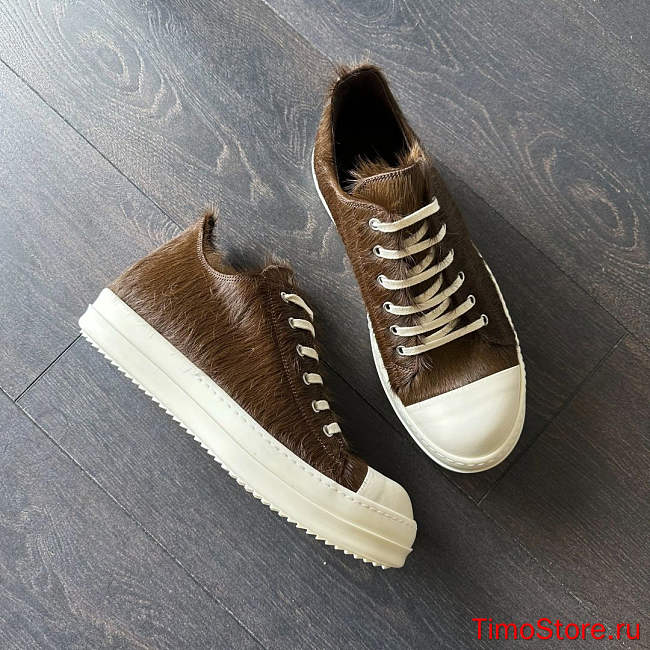 rick owens brown with fur 41 - 1