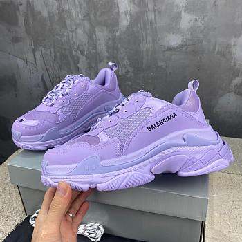 balenciaga triple s purple 
