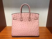  hermes Birkin Bag Ostrich Leather Pink 25 - 4