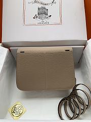 hermes halzan Windbreaker grey silver hardware 25cm - 5