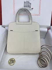 hermes halzan not so white silver hardware 25cm - 4