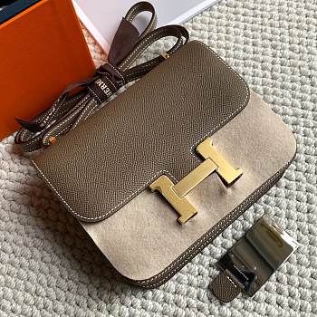 hermes Constance 18cm Elephant Gray