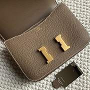 hermes Constance 18cm Elephant Gray - 5