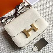 hermes Constance 18cm cream white - 2