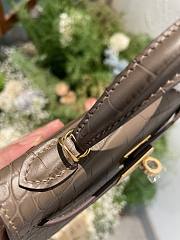hermes kelly 18cm brown - 3