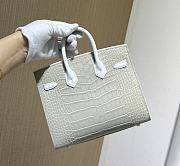 hermes birkin house white 20cm - 2