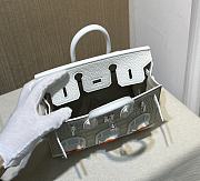 hermes birkin house white 20cm - 3