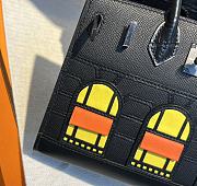 herme birkin house black 20cm - 3