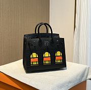 herme birkin house black 20cm - 2