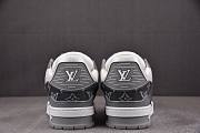LOUIS VUITTON Trainer grey white printing 61 - 4